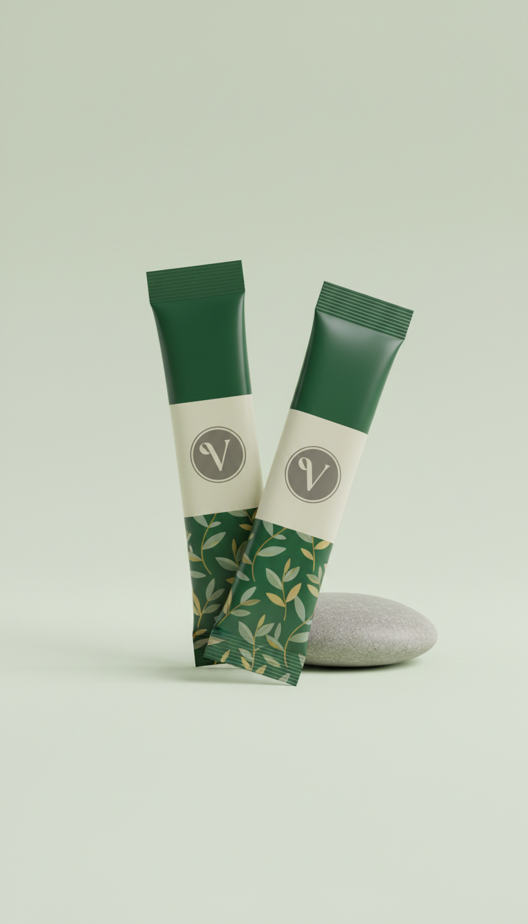Single-serve vocal powder sticks